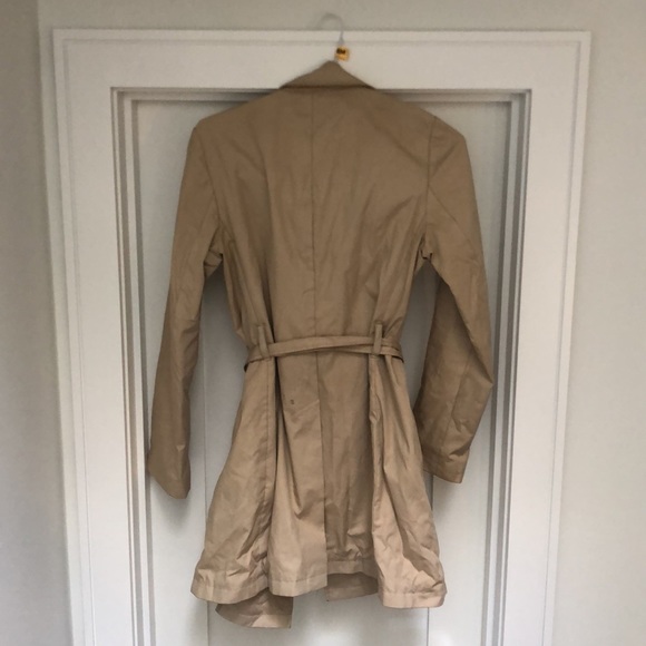 Banana republic double breasted canvas trench coat - Picture 8 of 8